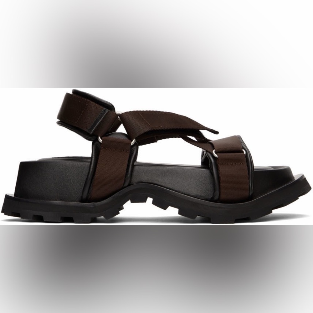 Jil Sander Webbing Lug Sole Sandal